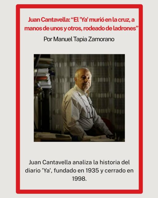 📰¿Conoces el Diario Ya?
Seguro que tú también tienes estas preguntas, sumérgete en la entrevista de Tapia Zamorano a Juan Cantalavella con motivo de su libro “Los directores del ya” 
https://www.ucm.es/periodismo-comunicacion-global/textos/559460