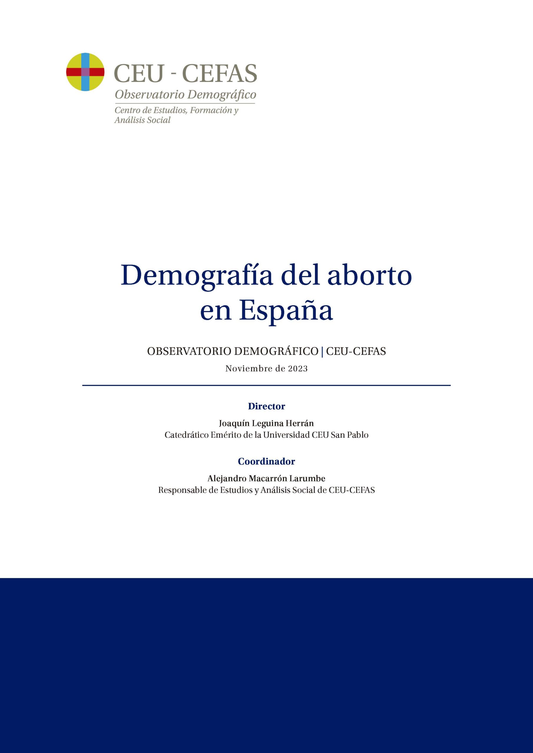 Demografía del aborto en España