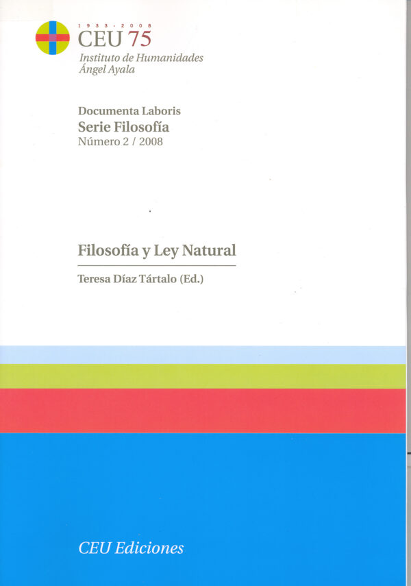 Filosofía y ley natural