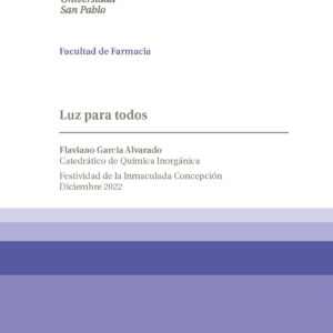 Luz para todos. Festividad de la Inmaculada Concepción. Diciembre 2022. Facultad de Farmacia